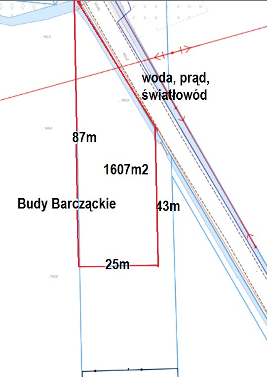 działki budowlane Budy Barczackie