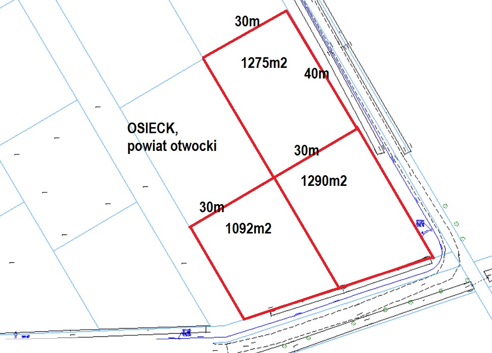działki budowlane Osieck, powiat otwocki